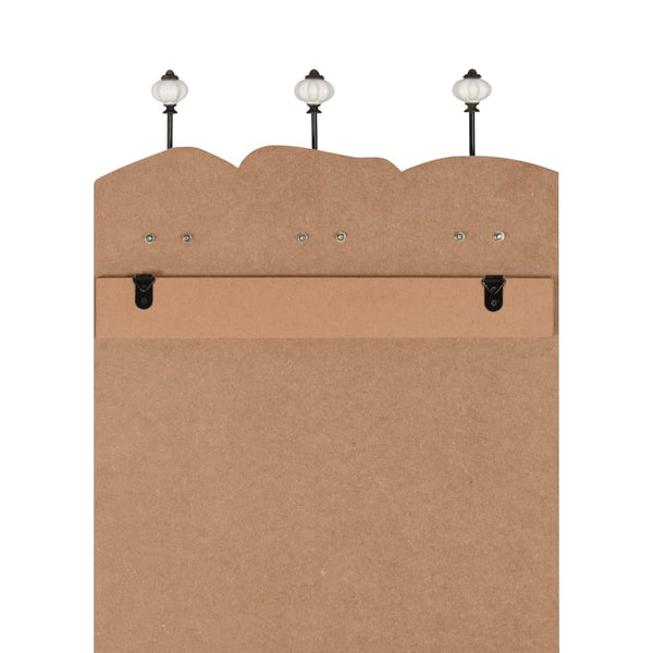 Wandgarderobe Ghaleb 120x40cm (mit 6 Haken)
