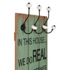 Wandgarderobe happy love Ghaleb 120x40cm (mit 6 Haken)