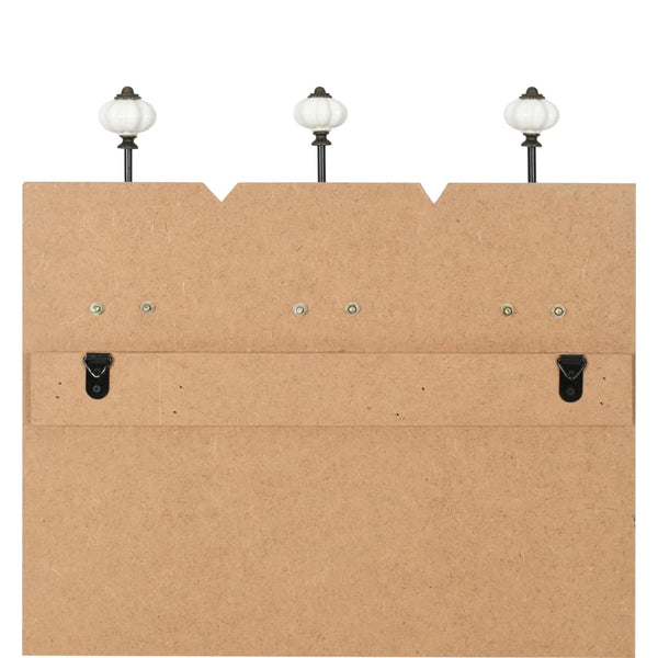 Wandgarderobe happy love Ghaleb 120x40cm (mit 6 Haken)