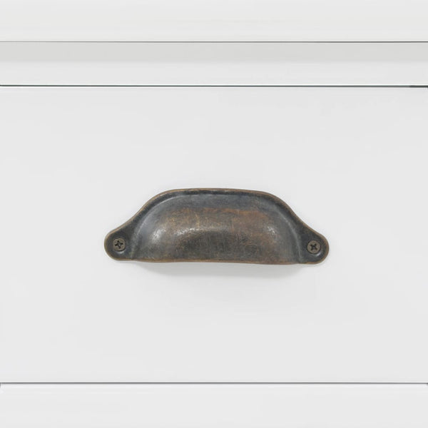 Anrichte Redna 105x35x77,5cm (mit 3 Türen aus MDF und Kiefernholz)
