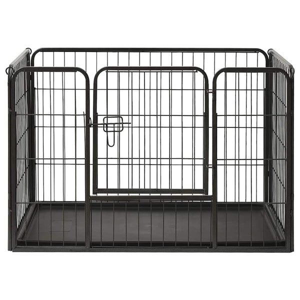 Welpenauslauf Stahl Rachela 91,5x59x61cm