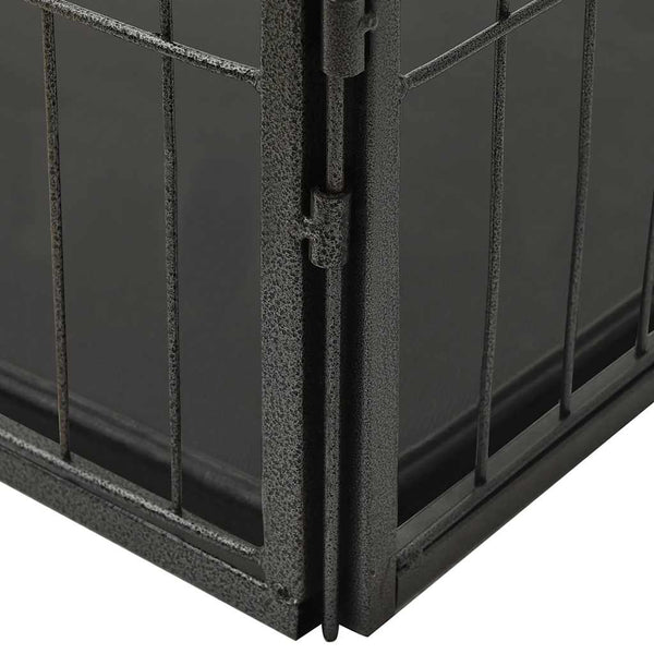 Welpenauslauf Stahl Rachela 91,5x59x61cm