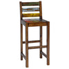 Barhocker Teusa (2 Stk. recyceltes Holz)