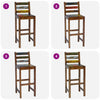 Barhocker Teusa (2 Stk. recyceltes Holz)