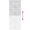Duschrollo Julien 80x240cm (Quadrat)