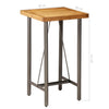 Bartisch aus recyceltem Teakholz Elwna 60x60x107cm