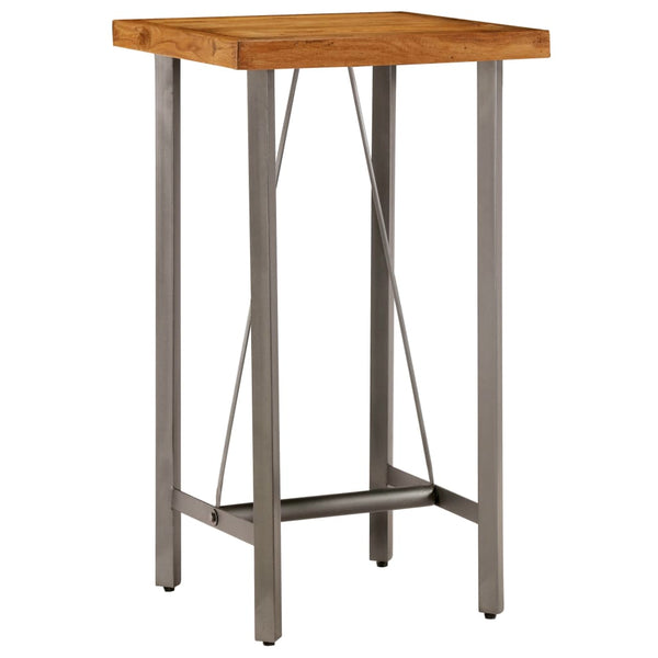 Bartisch aus recyceltem Teakholz Elwna 60x60x107cm