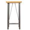 Bartisch aus recyceltem Teakholz Elwna 60x60x107cm