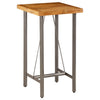 Bartisch aus recyceltem Teakholz Elwna 60x60x107cm