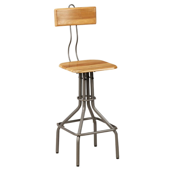 Barhocker Candi (2 St. recyceltes Teakholz)
