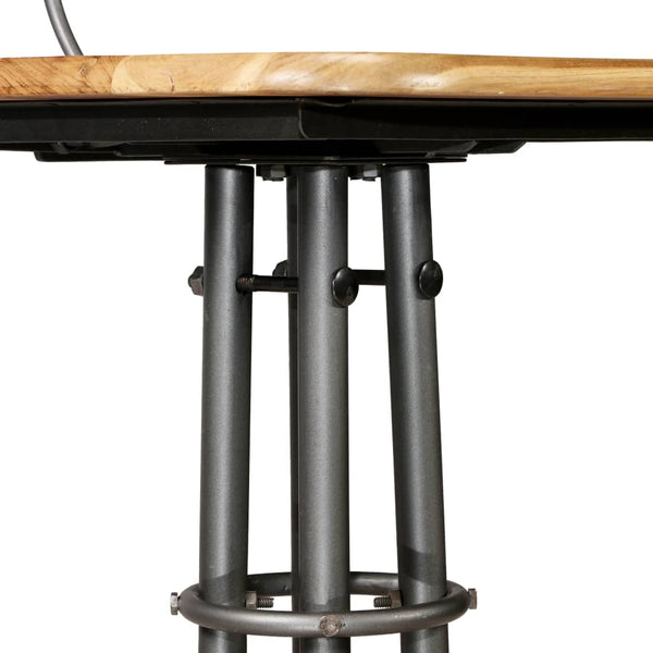 Barhocker Candi (2 St. recyceltes Teakholz)