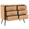 Holzkommode Teiszler 91x35x73cm (fest montiert)