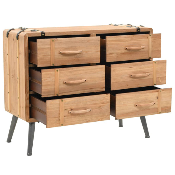 Holzkommode Teiszler 91x35x73cm (fest montiert)