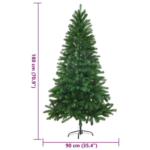 Grüner künstlicher Weihnachtsbaum naturgetreue Tannennadeln Rodrique 180cm