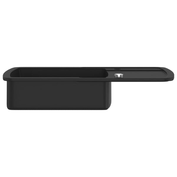 Schwarze Küchenspüle Hardut (Granit)