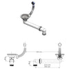 Harmaa graniitti pesuallas Dicu 600x450x120 mm