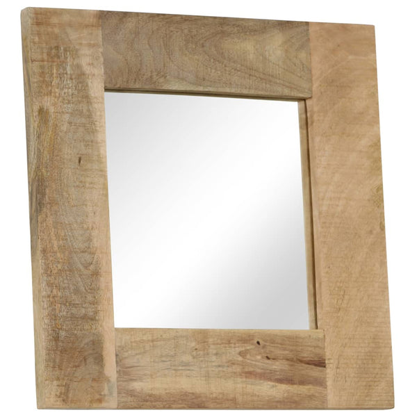 Spiegel Massivholz Mango Vessie 50x50cm