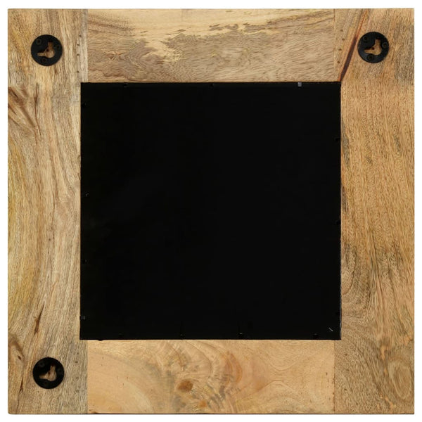 Spiegel Massivholz Mango Vessie 50x50cm