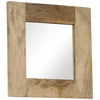 Spiegel Massivholz Mango Vessie 50x50cm