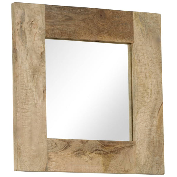 Spiegel Massivholz Mango Vessie 50x50cm
