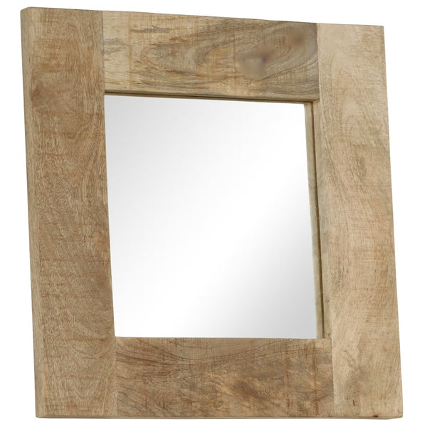 Spiegel Massivholz Mango Vessie 50x50cm