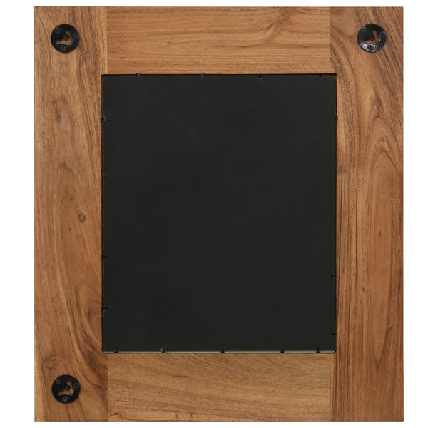 Spiegel massives Akazienholz Cila 50x50cm