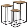 Pflanzentischset Vaccea (3-teilig, recyceltes Teakholz)