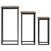 Pflanzentischset Vaccea (3-teilig, recyceltes Teakholz)