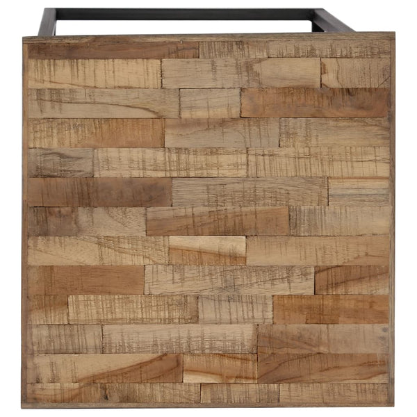 Pflanzentischset Vaccea (3-teilig, recyceltes Teakholz)
