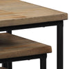 Pflanzentischset Vaccea (3-teilig, recyceltes Teakholz)