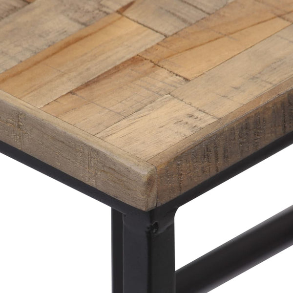 Pflanzentischset Vaccea (3-teilig, recyceltes Teakholz)