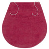 Fuchsia Badezimmerteppich-Set Ghiula, 3-teilig (Stoff)