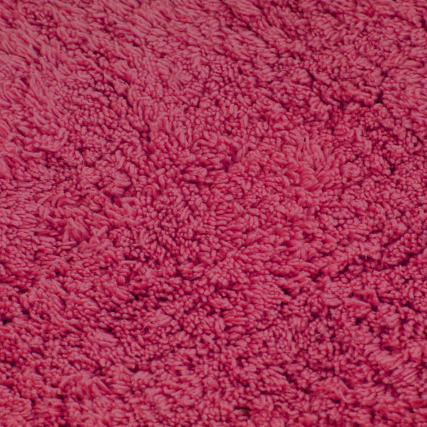 Fuchsia Badezimmerteppich-Set Ghiula, 3-teilig (Stoff)