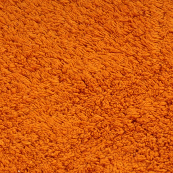 Orangefarbenes Badematten-Set Campina (2-teilig, Stoff)
