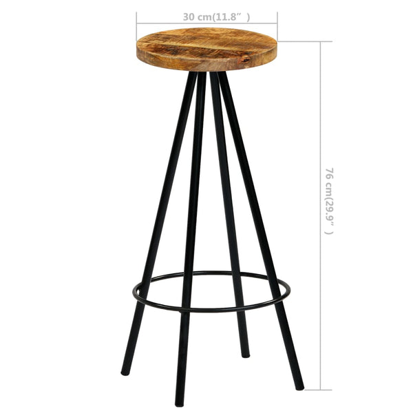 Barhocker Lem (2 Stk. Mangoholz)