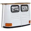 Weißes Lkw-Sideboard aus massivem Mangoholz Gielu