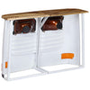 Weißes Lkw-Sideboard aus massivem Mangoholz Gielu