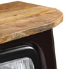 Dunkelgrauer Trucker-Schrank Gielu (Mangoholz)