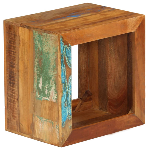 Hocker Pearlie 40x30x40cm (recyceltes Massivholz)