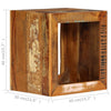 Hocker Pearlie 40x30x40cm (recyceltes Massivholz)