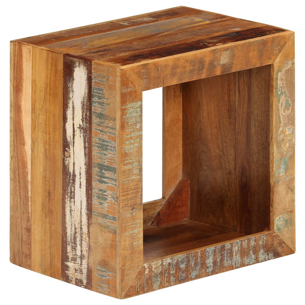 Hocker Pearlie 40x30x40cm (recyceltes Massivholz)