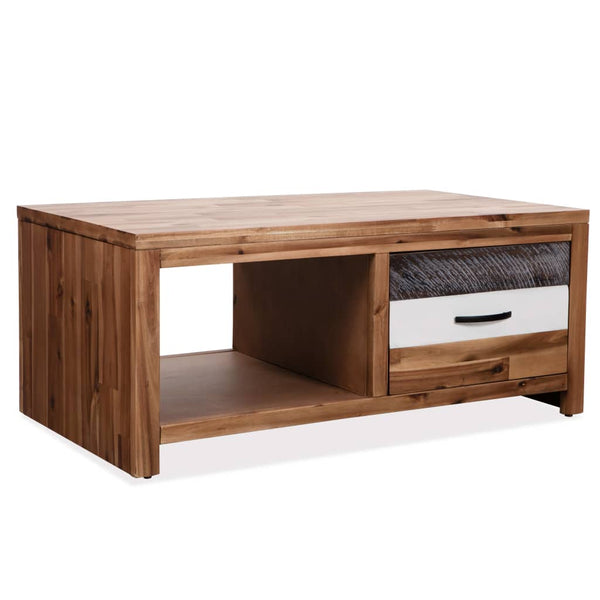 Couchtisch Nelioara 90x50x37,5cm (Akazie massiv)