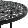 Schwarzer Bistrotisch Sevim 40x70cm (Metall)