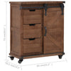 Braune Kommode Diamid 64x33,5x75cm (Fichtenholz)
