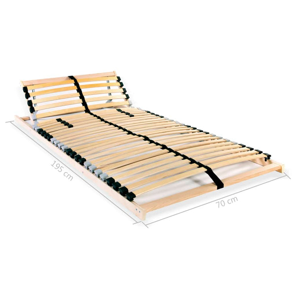 70x200cm Lattenrost Horinel mit 28 Leisten, 7 Zonen