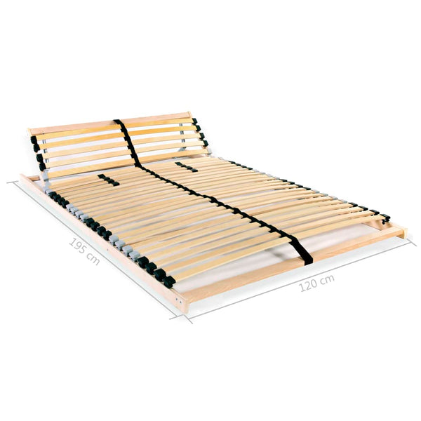 Lattenrost 120x200cm, Horinel mit 28 Leisten und 7 Zonen
