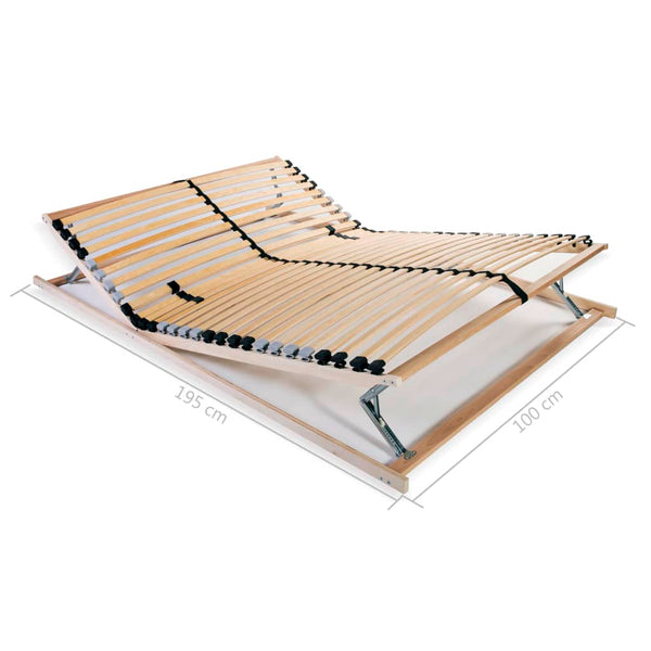 Lattenrost Horinel 28 7 Zonen für Bett 100x200cm