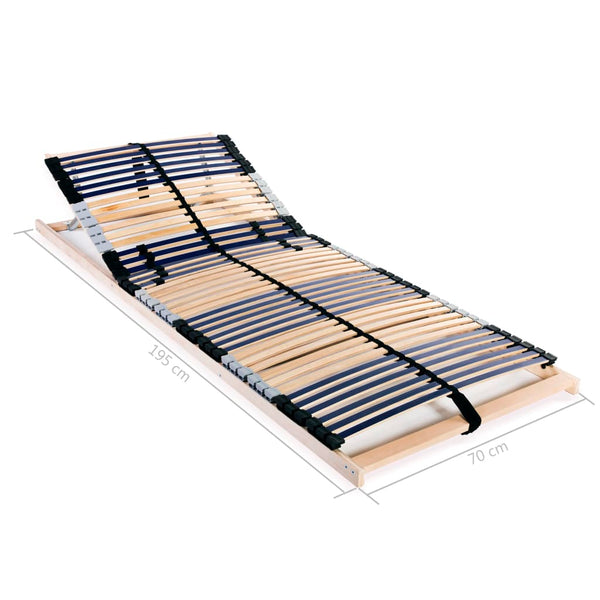 Valinda 42 Lattenrost Bett mit 7 Zonen 70x200cm