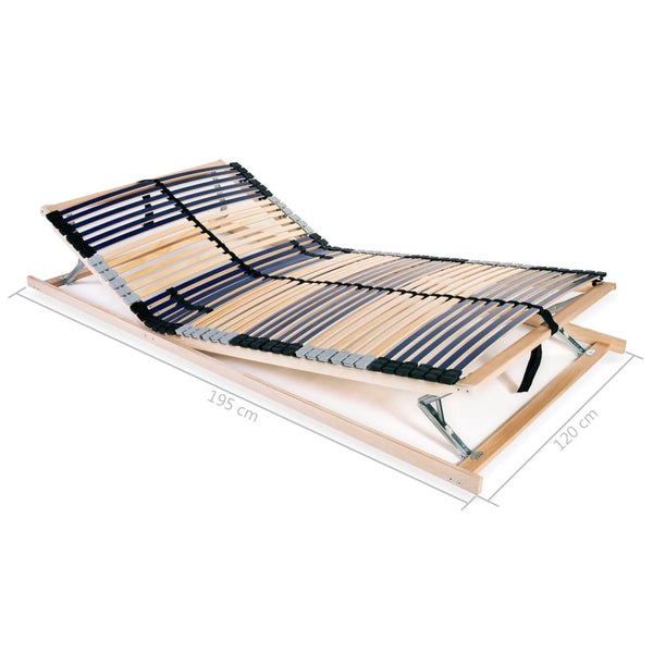 Lattenrost Valinda 120x200cm, mit 42 Leisten und 7 Zonen