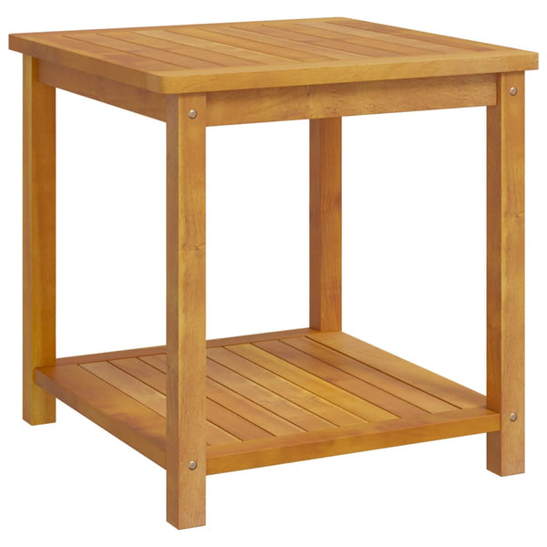 Akazienholz-Beistelltisch Polia 45x45x45cm (massiv)